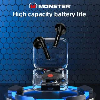 MONSTER AIRMARS XKT01 Wireless Bluetooth Earphones Dark Black